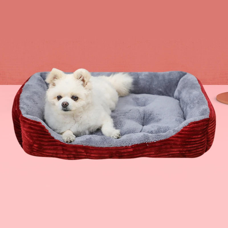 Warm Dog House Soft Nest Pet Large