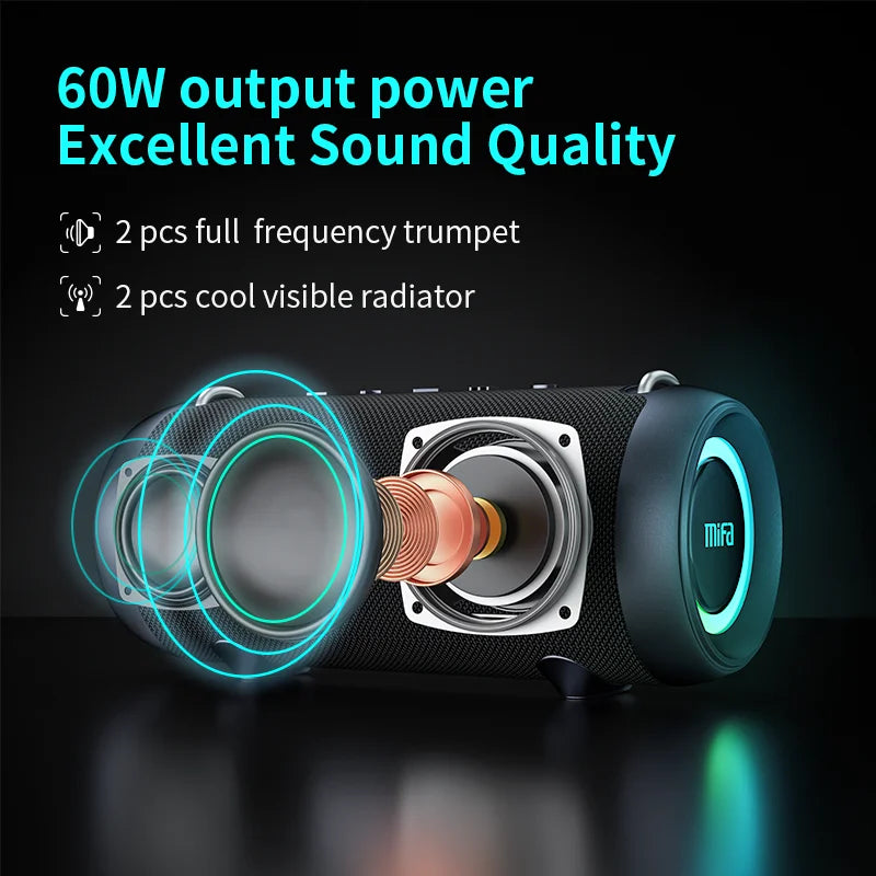 A90 Bluetooth Speaker 60W Output