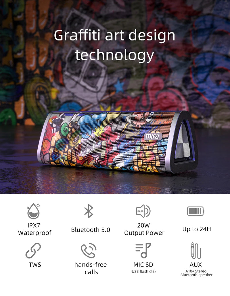 speaker 360°waterproof bluetooth 5.0