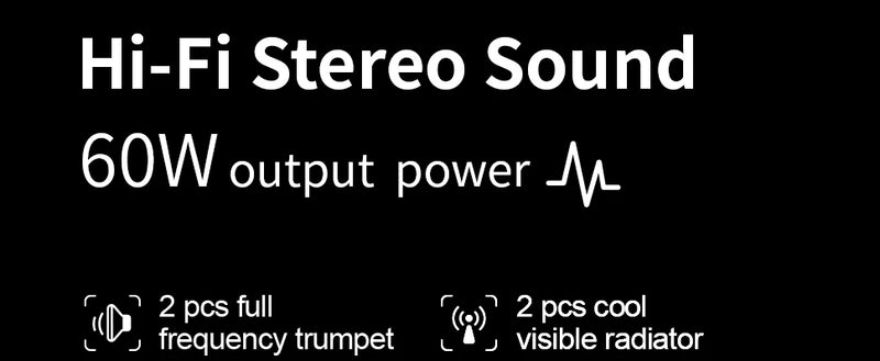 A90 Bluetooth Speaker 60W Output