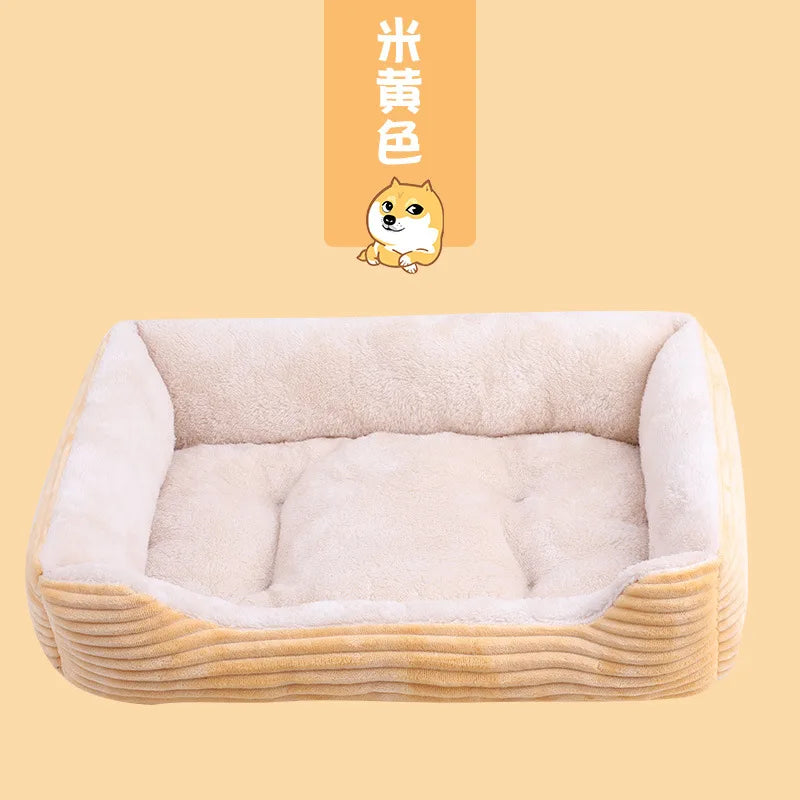 Warm Dog House Soft Nest Pet Large