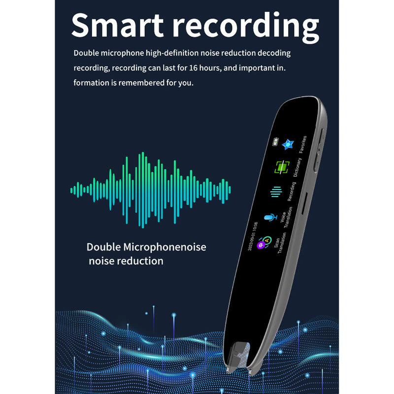 Smart Voice Translator Pen White