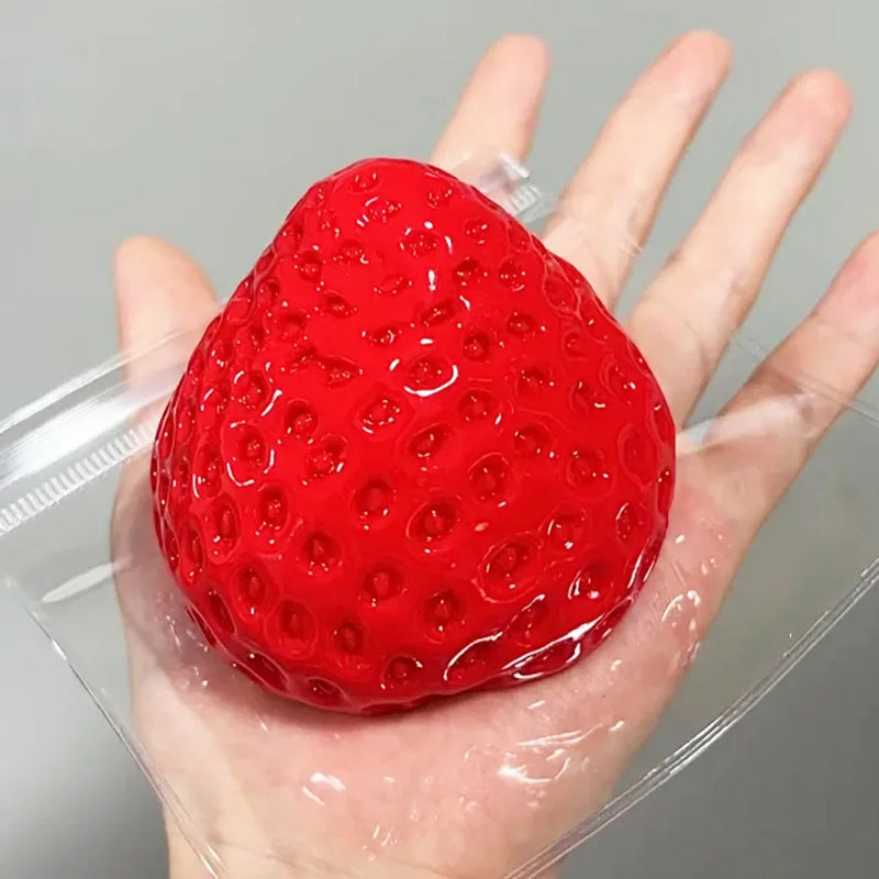 A Large Strawberry Decompression Simulation Fruit