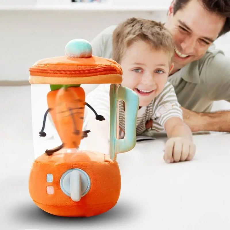 Carrot Juicer Plush Toy Drawstring Rotating