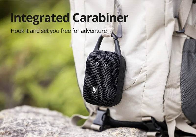 Speaker with Hook, IPX7 Waterproof