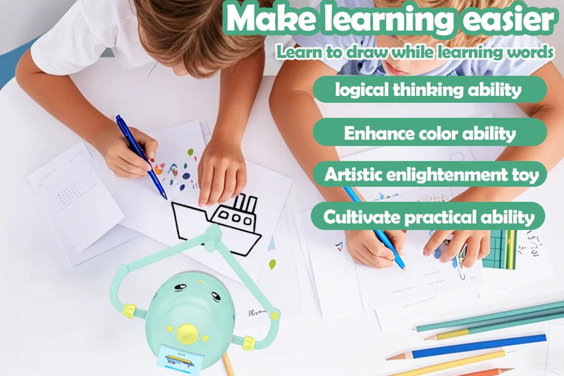 Drawing Robot for Kids, Interactive Educational Drawing