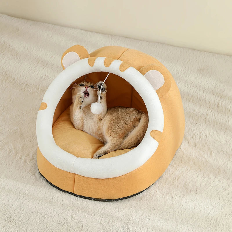 Super Cat Bed Warm Pet House Kitten