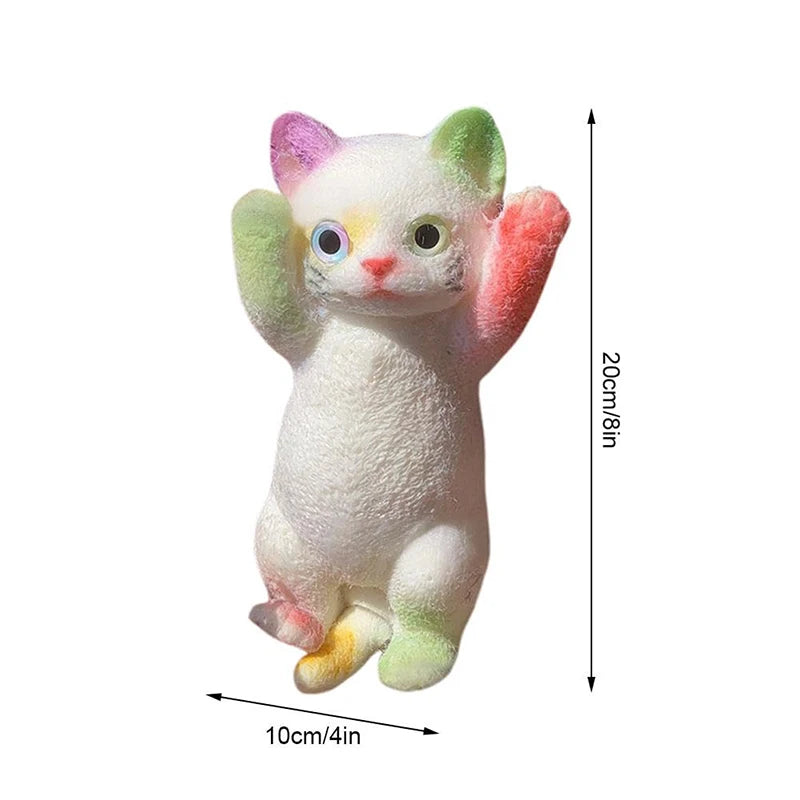 Big Kitty Cat Taba Squeeze Silicone Fuzzy