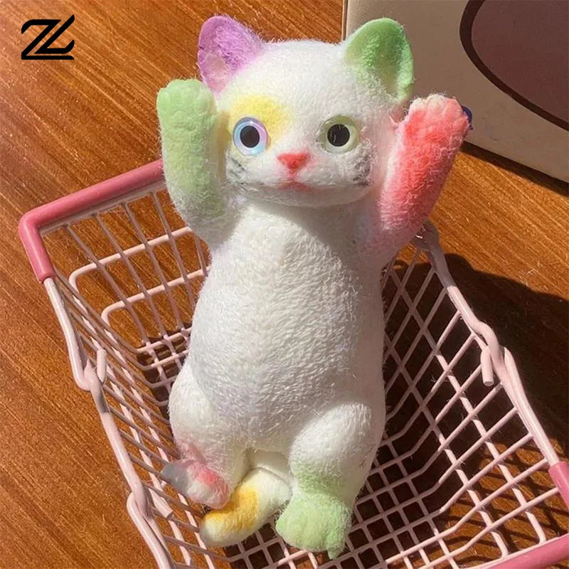 Big Kitty Cat Taba Squeeze Silicone Fuzzy