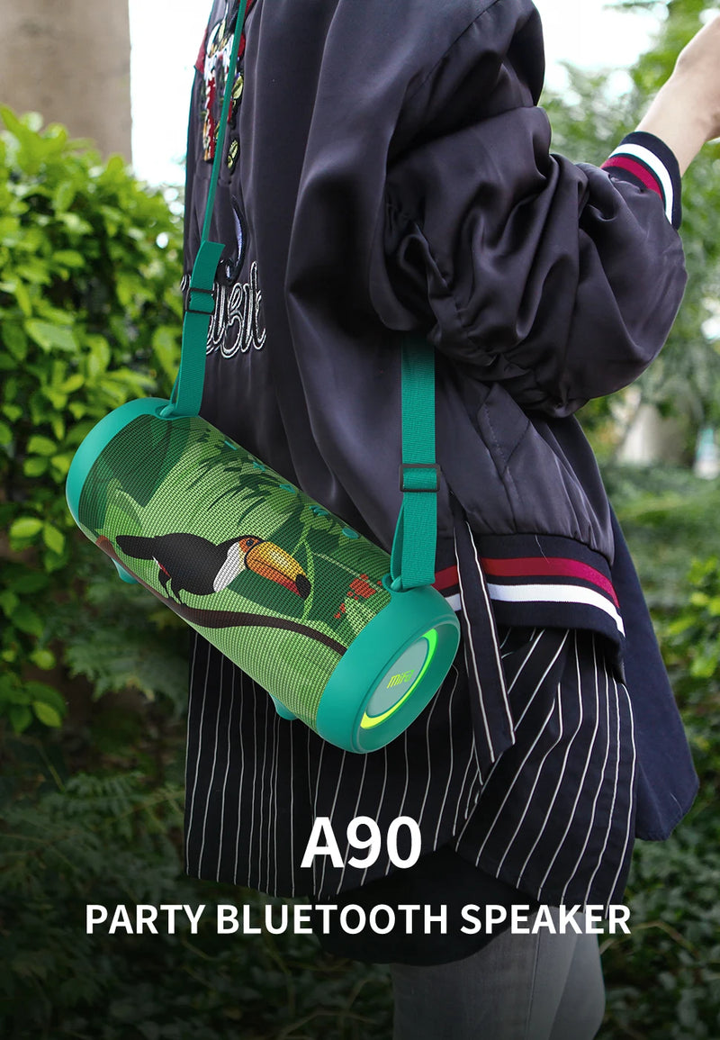A90 Green Bluetooth Speaker 60W Waterproof
