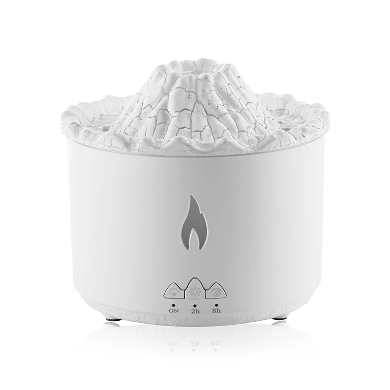 Humidifier Aromatherapy Flame Volcano Light