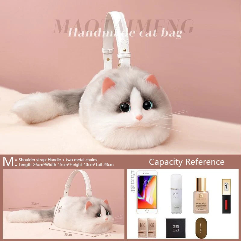 Cat Small Bag Smooth Hand Feeling