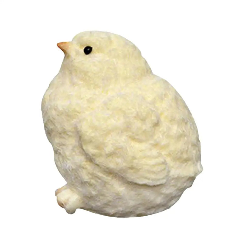 Handmade Yellow Big Chicken Plush Silicone
