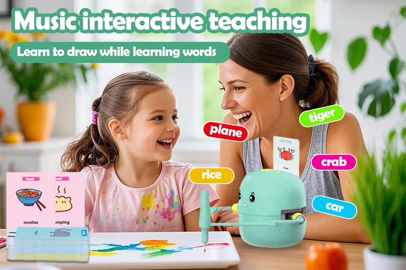 Drawing Robot for Kids, Interactive Educational Drawing
