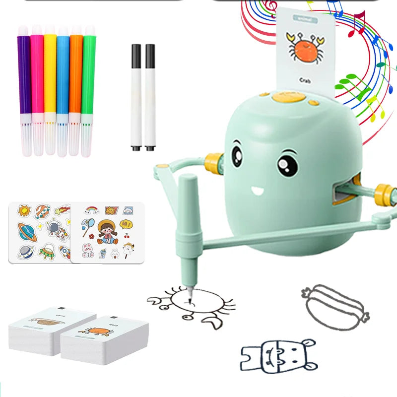 Drawing Robot for Kids, Interactive Educational Drawing