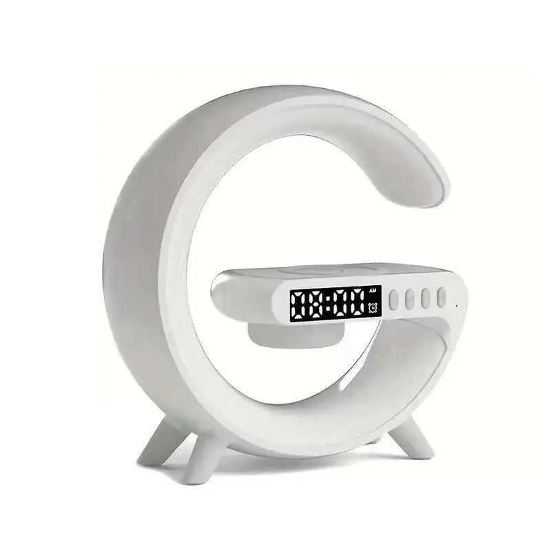 3-In-1 Bluetooth Speaker Alarm Clock Wireless Charger Led Moon Lamp Music Home Decor Night Table Smart Light Gifts For Gifts