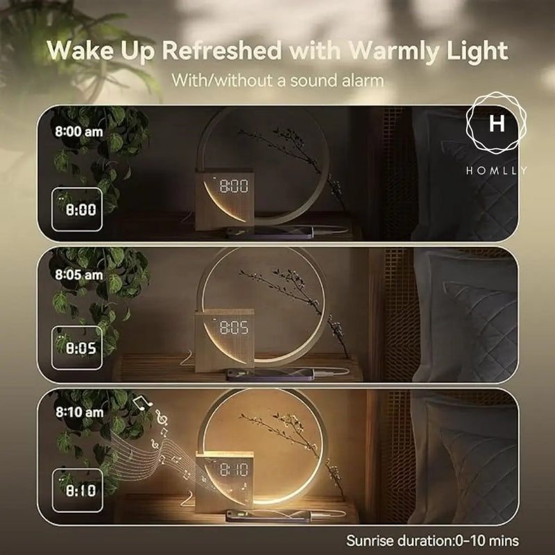 Digital Alarm Clock with Relaxation Music