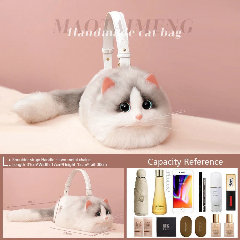 Cat Small Bag Smooth Hand Feeling