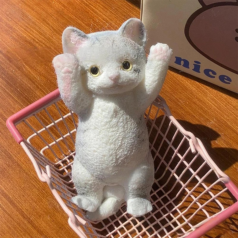 Big Kitty Cat Taba Squeeze Silicone Fuzzy