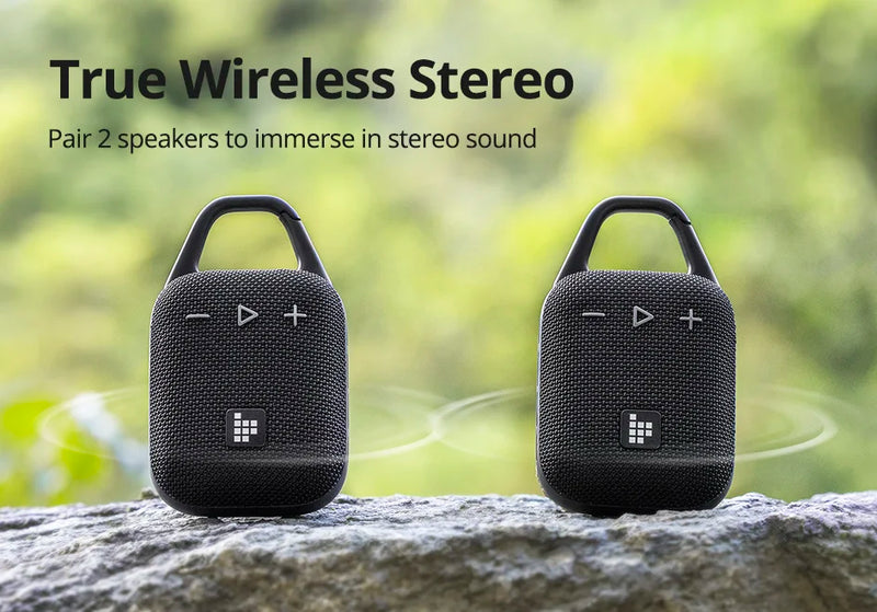 Speaker with Hook, IPX7 Waterproof