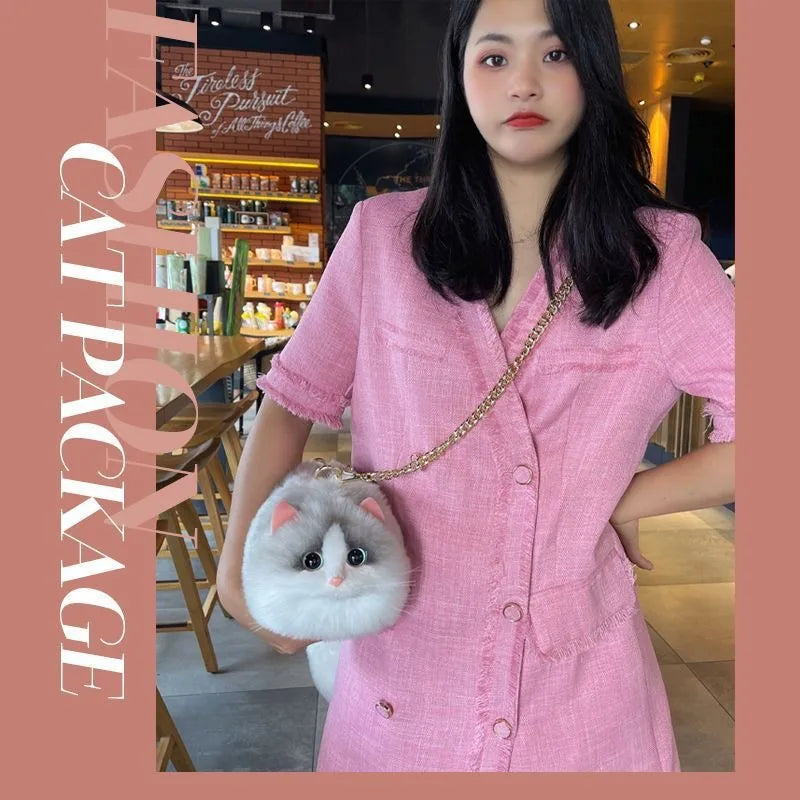 Cat Small Bag Smooth Hand Feeling