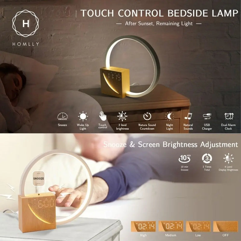 Digital Alarm Clock with Relaxation Music
