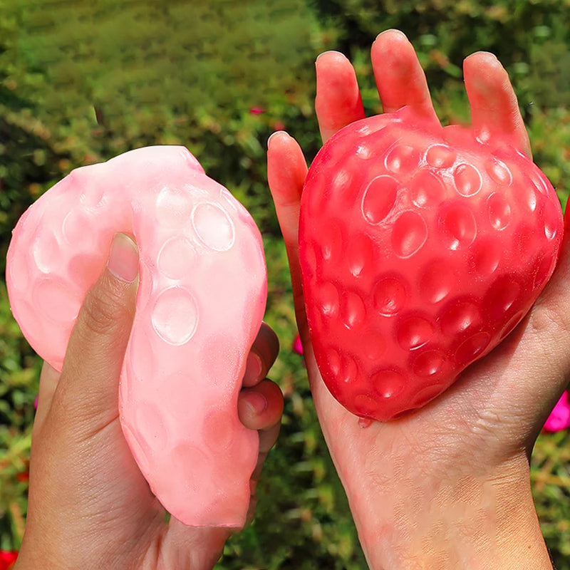 A Large Strawberry Decompression Simulation Fruit