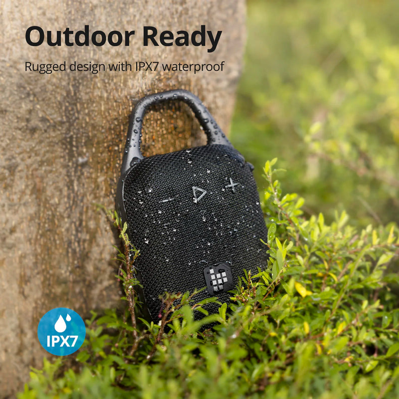 Speaker with Hook, IPX7 Waterproof