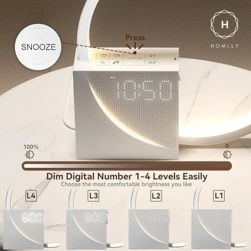 Digital Alarm Clock with Relaxation Music