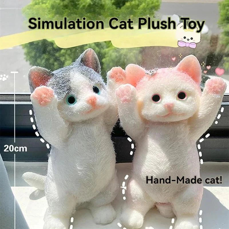 Big Kitty Cat Taba Squeeze Silicone Fuzzy