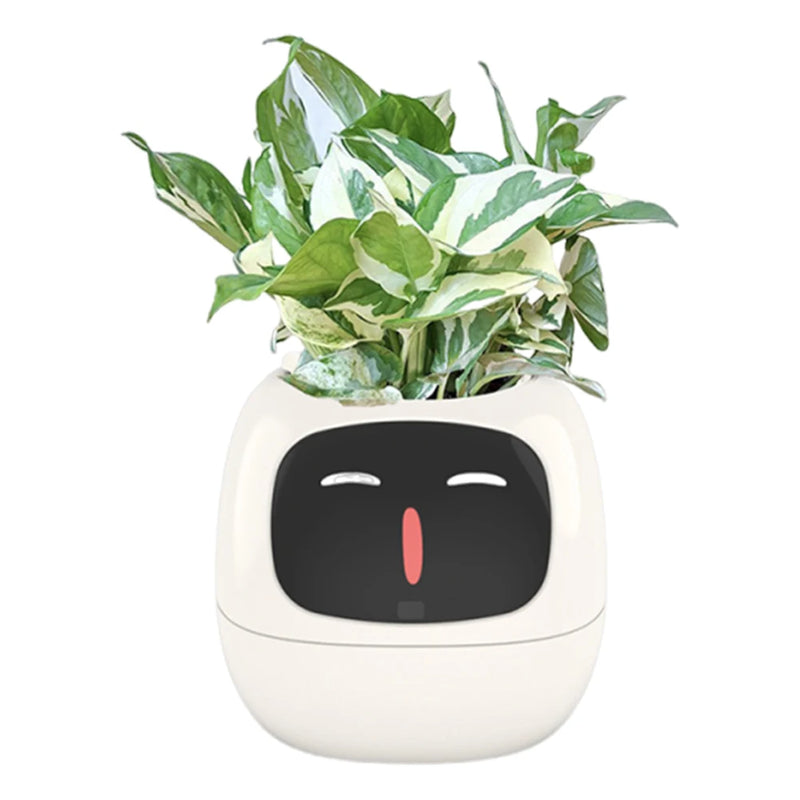 Flower Pot Smart Flower Pot Automatic Watering Feature Built-in Display Interface