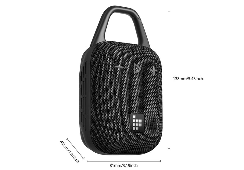 Speaker with Hook, IPX7 Waterproof
