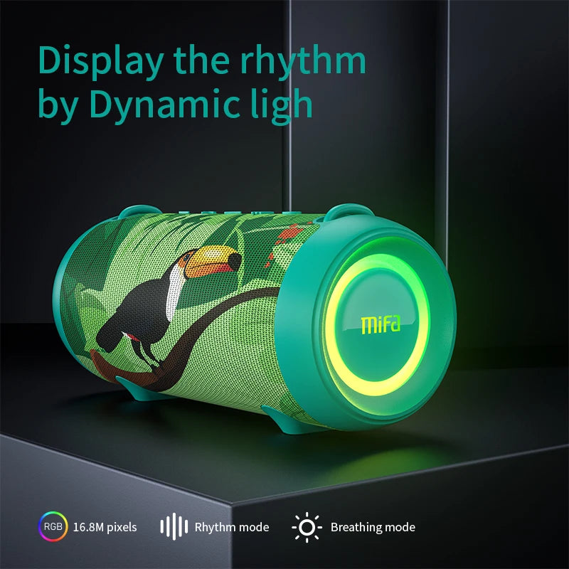 A90 Green Bluetooth Speaker 60W Waterproof