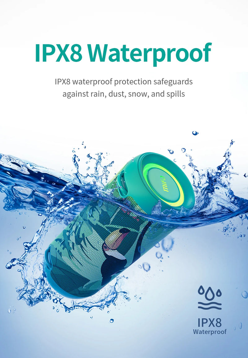 A90 Green Bluetooth Speaker 60W Waterproof