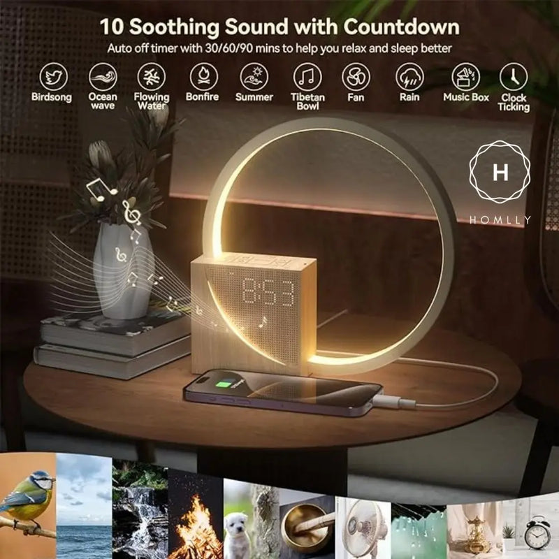 Digital Alarm Clock with Relaxation Music